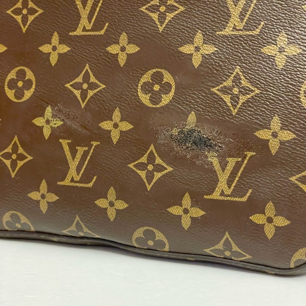 💕SOLD💕Louis Vuitton Monogram Brown Poppy Red NeoNoe Shoulder Handbag Purse - Picture 12 of 16